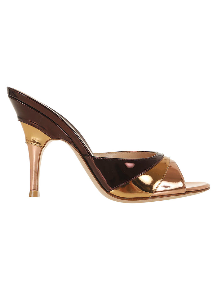 G10127 Metal Metallic Leather Calzature