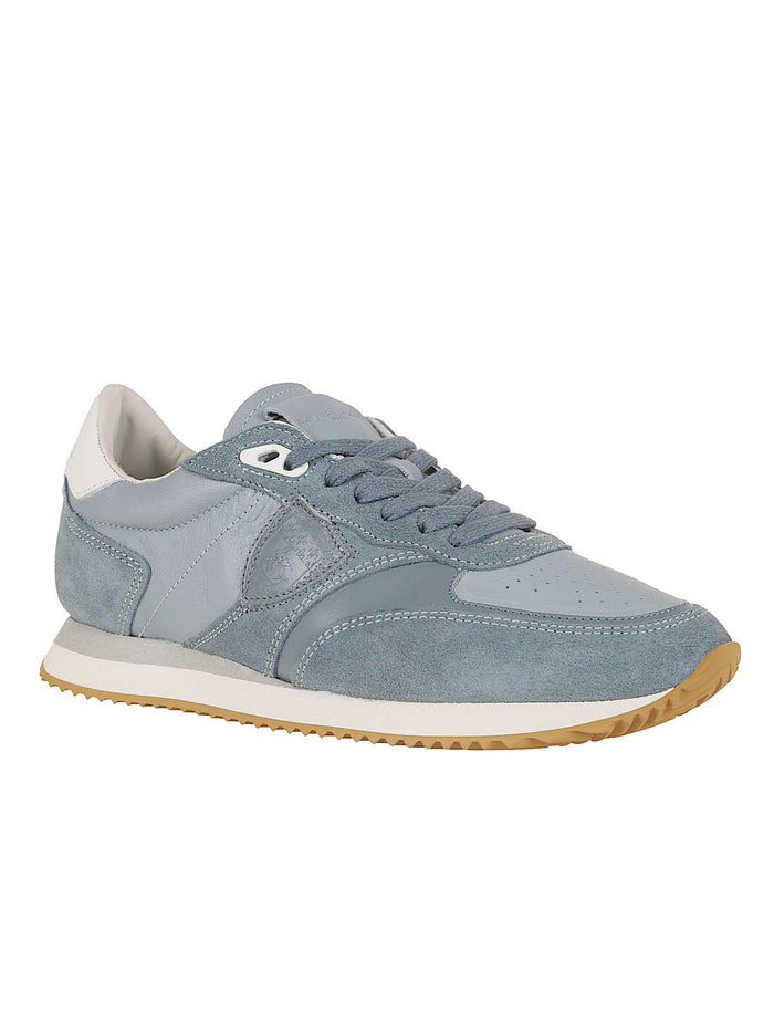 Blville Low Woman Blue Calf Leather Calzature
