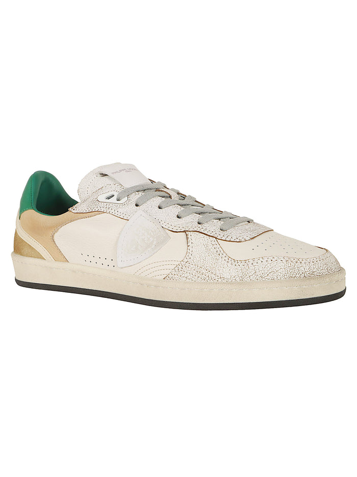 Pgal Low Man White Calf Leather - Goat Calzature