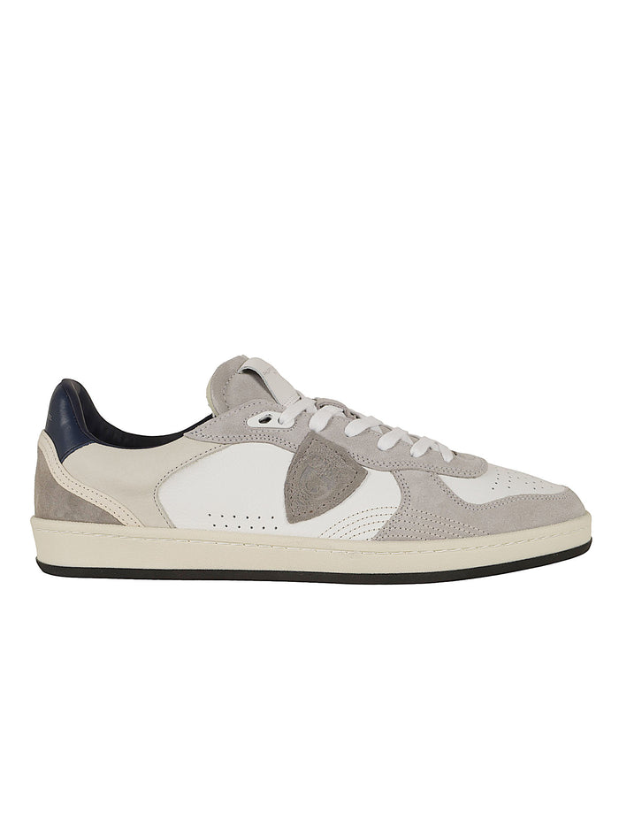 Pgal Low Man White Calf Leather Calzature