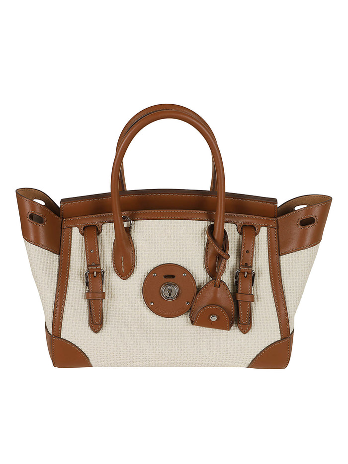 Sft Ricky 27-Satchel-Small White Cotton Polyester Borsa