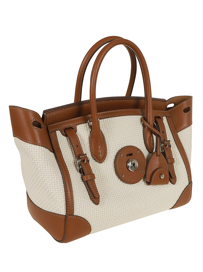 Sft Ricky 27-Satchel-Small White Cotton Polyester Borsa