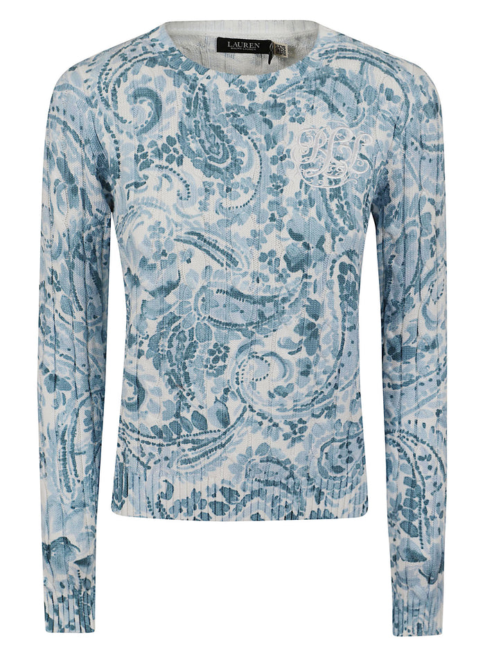 Sweater-Pullover White Cotton Maglia