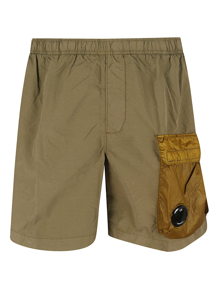 Beachwear Boxer Flatt Nylon Green Short