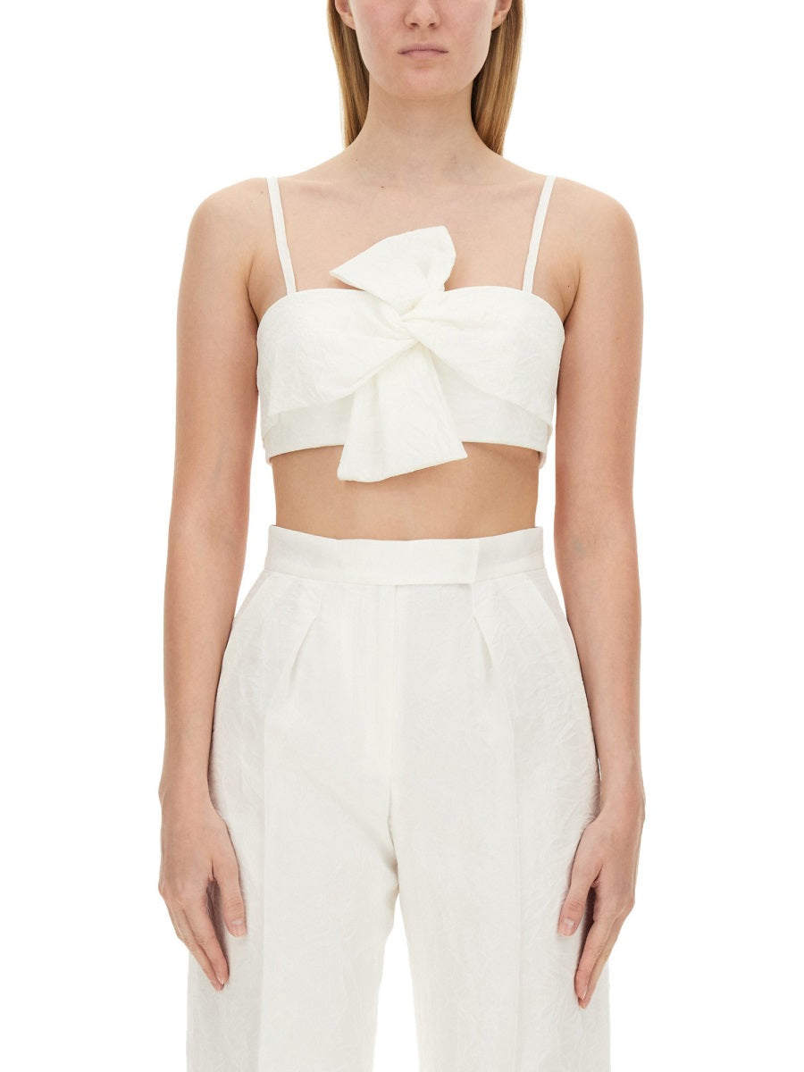 Top Femme Bridal White Acetate Tops