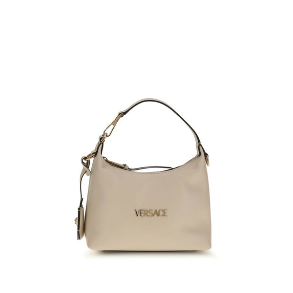 Versace 100% Calf Leather Bos Taurus shoulder bag in beige