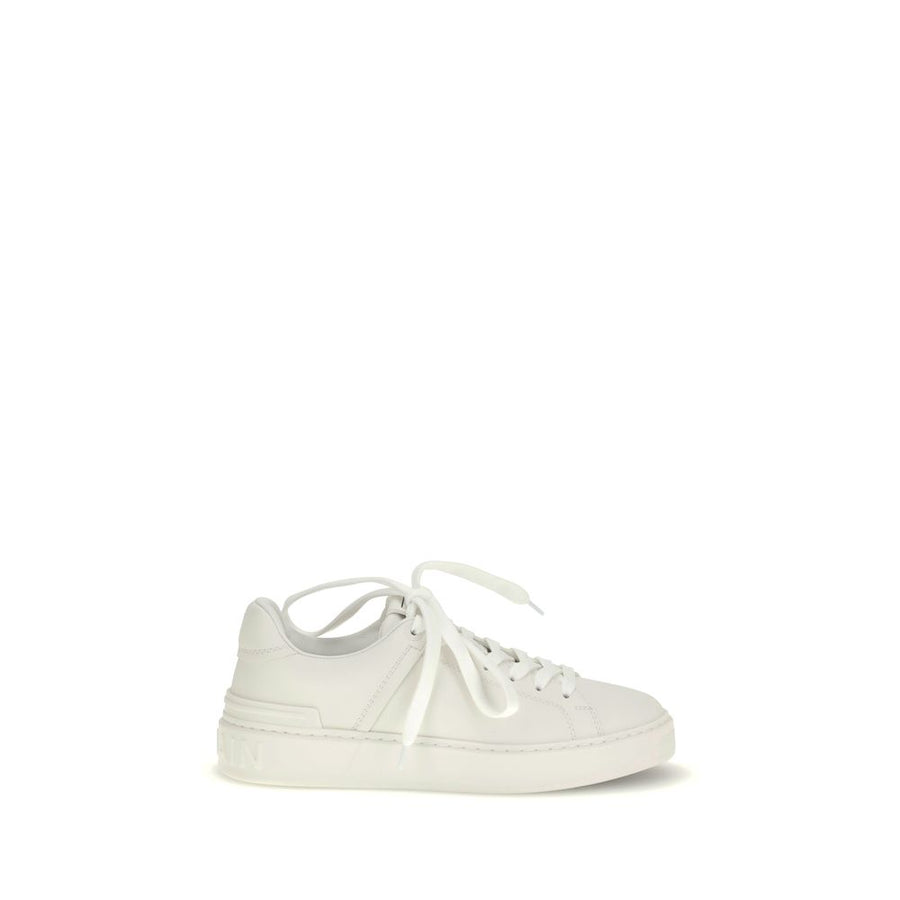 Balmain Upper 100% Calf Leather Bos Taurus sneaker in white