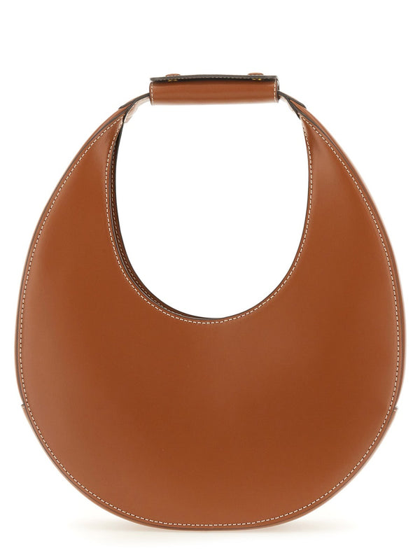 Handbag Moon Brown Leather Cow Handbags