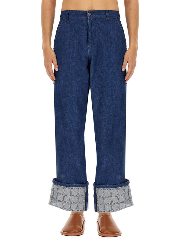 Workwear Jeans Blue Cotton