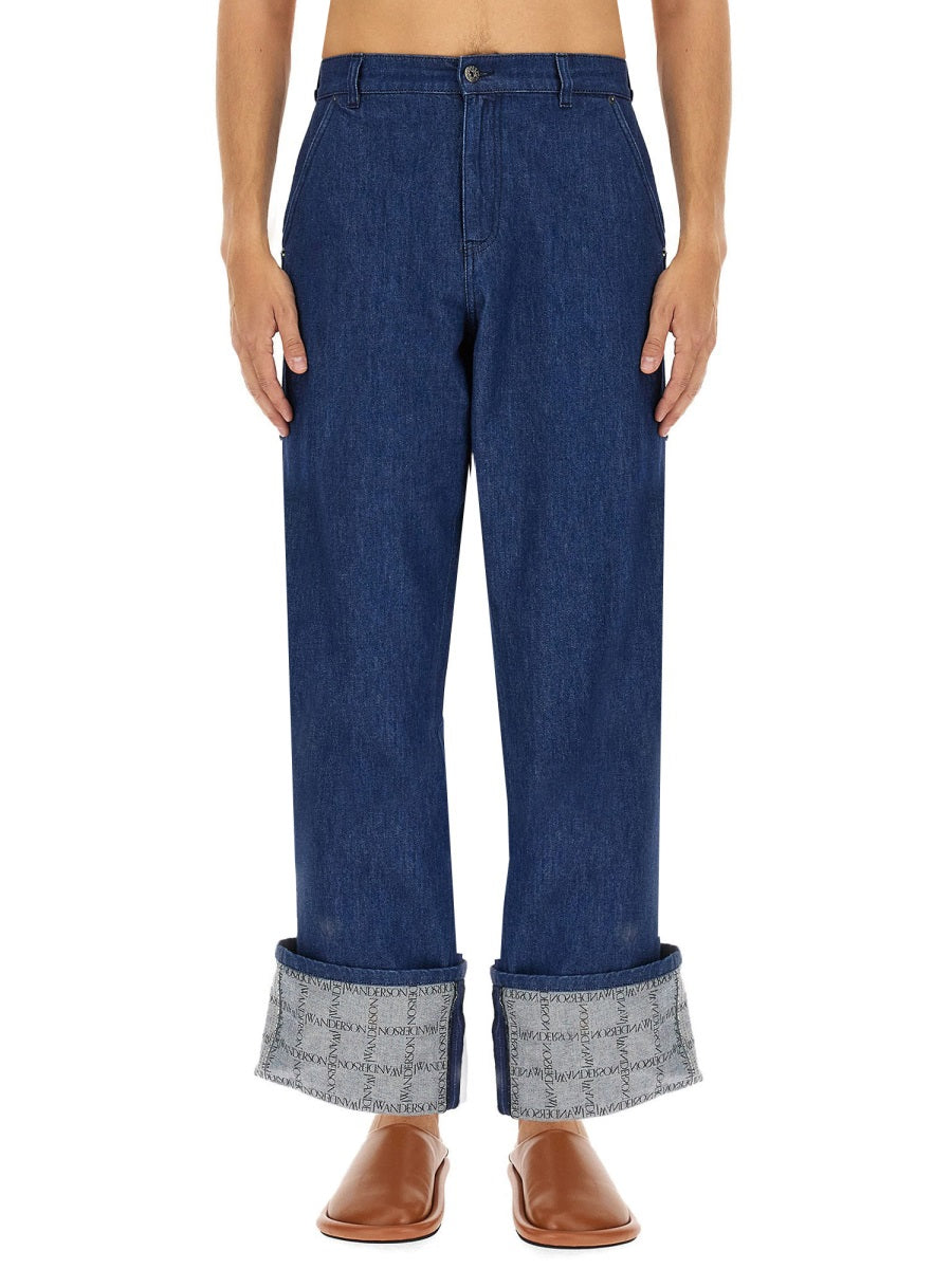 Workwear Jeans Blue Cotton