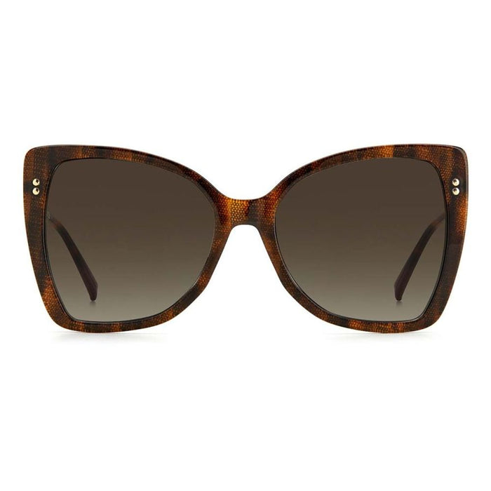 Brown Plastic Sunglasses Metal/plastic