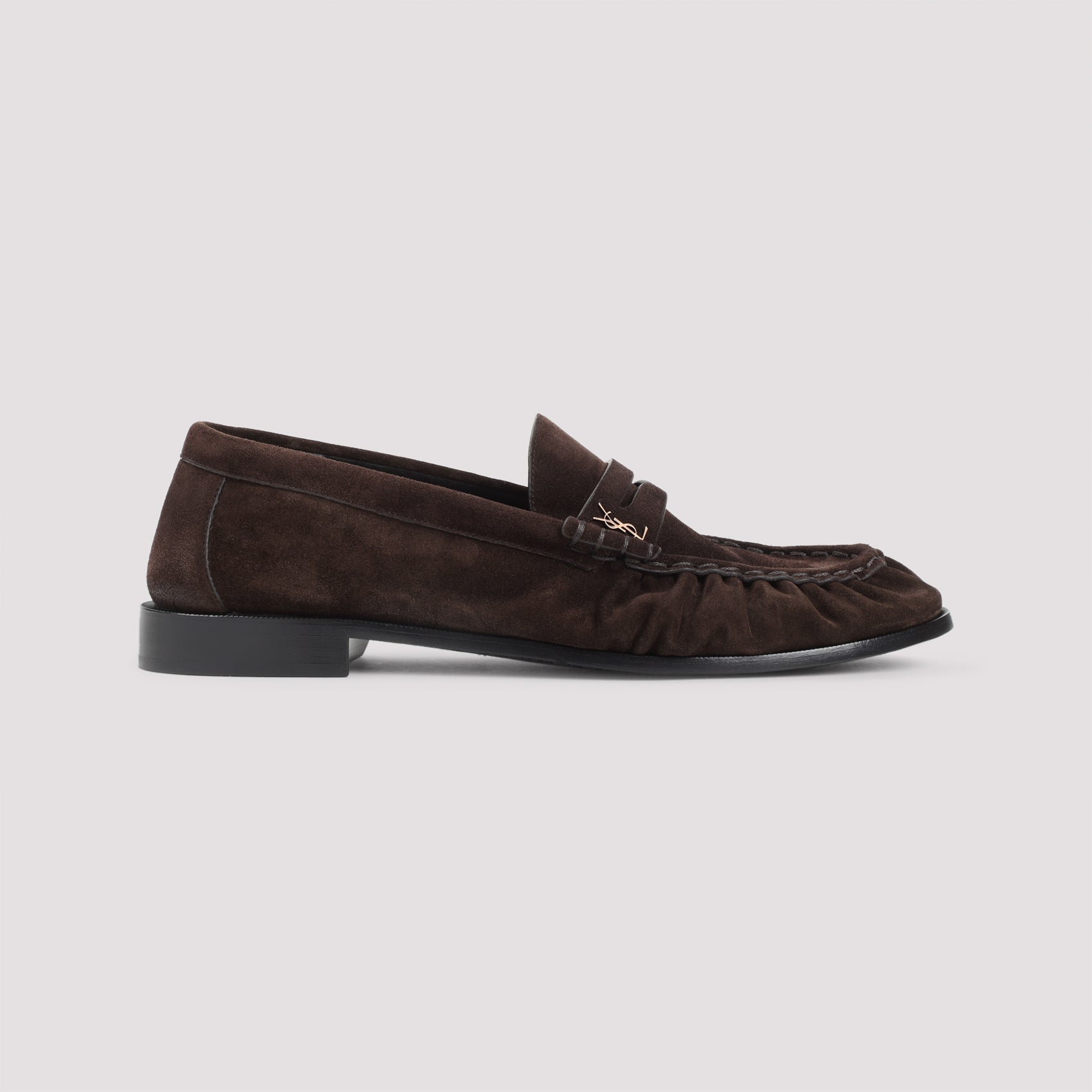 Le Loafers Brown Suede Leather Shoe