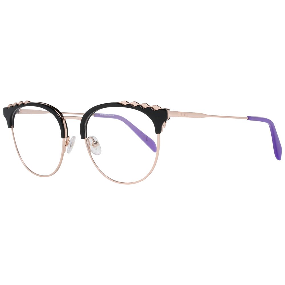 Black Metal Glasses (frames) Accessory