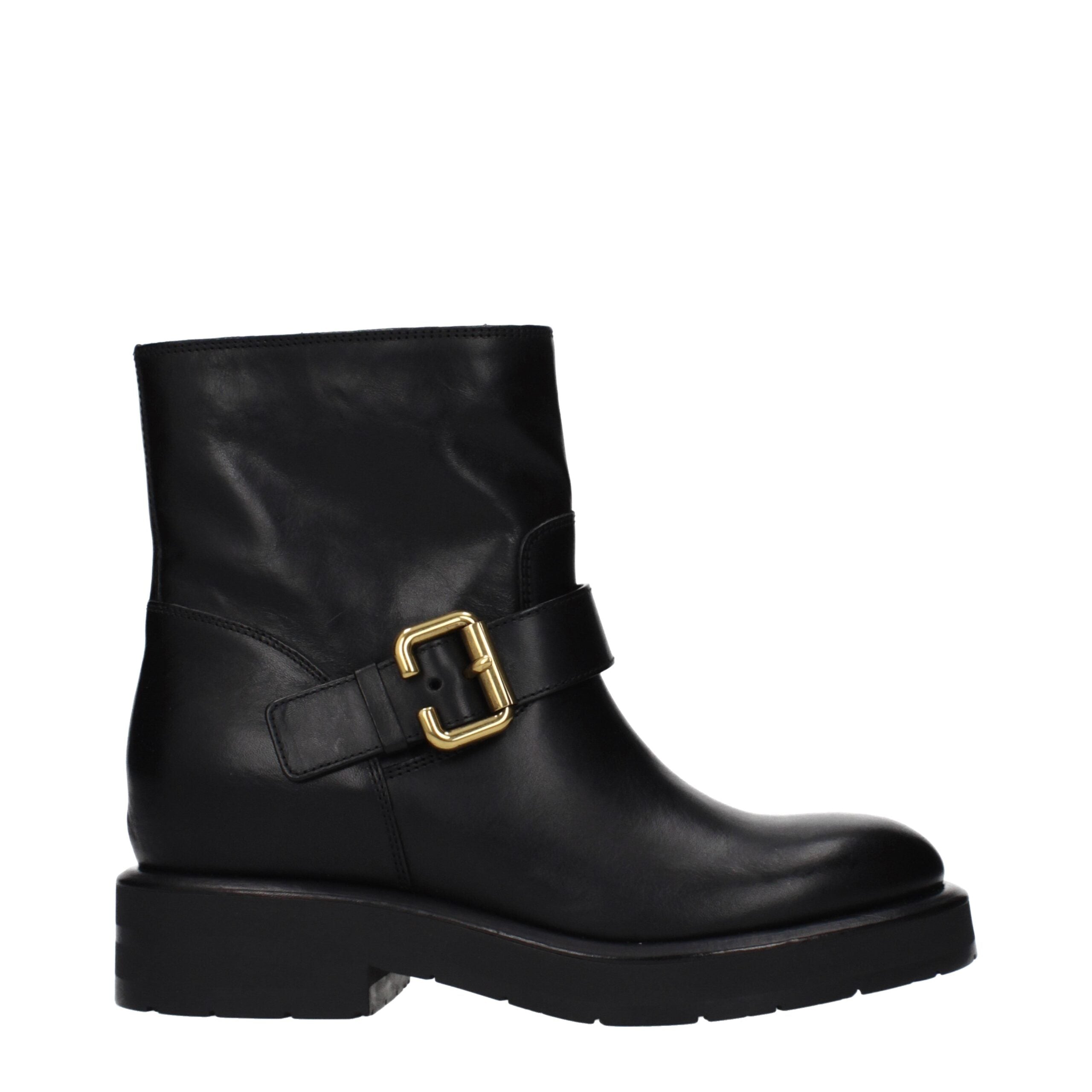 Chloé Leather ankle boot in black