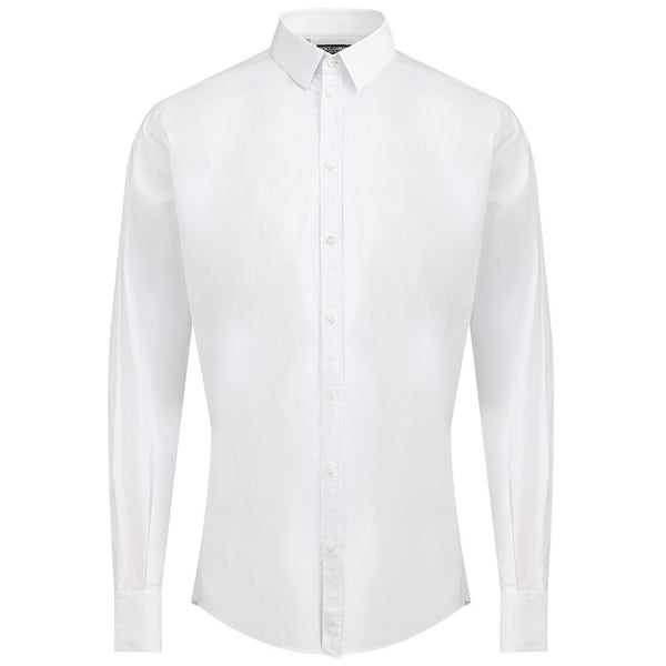 Dolce & Gabbana 98% Cotton dress shirt in white