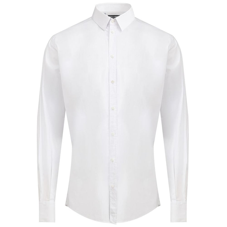 Dolce & Gabbana 98% Cotton dress shirt in white