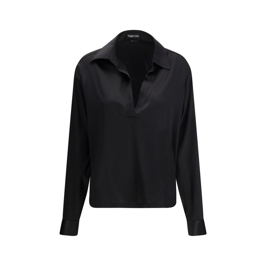 Tom Ford 94% Silk shirt in black
