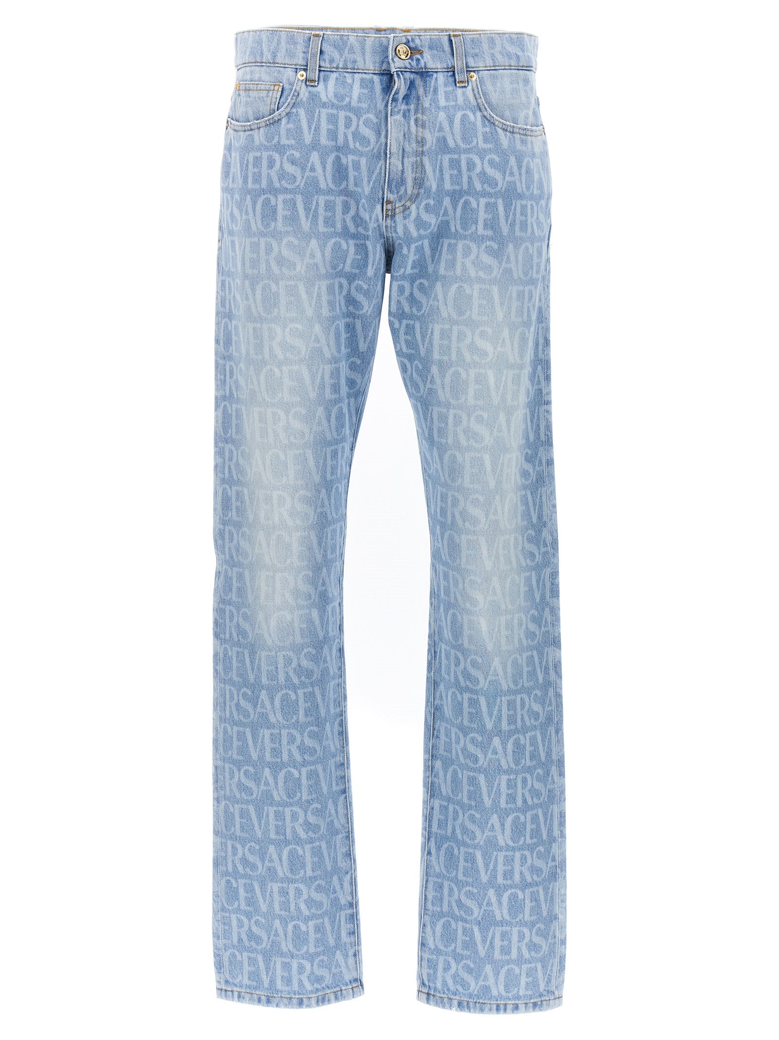 Jeans Versace Allover Light Blue