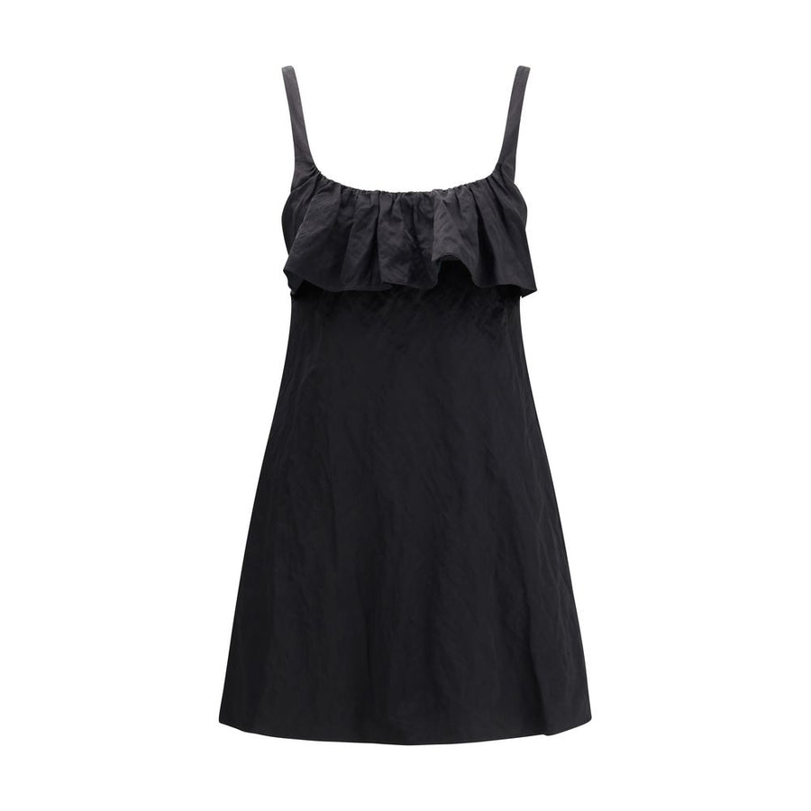 Chloé Outer: 49% Cotton dress in black