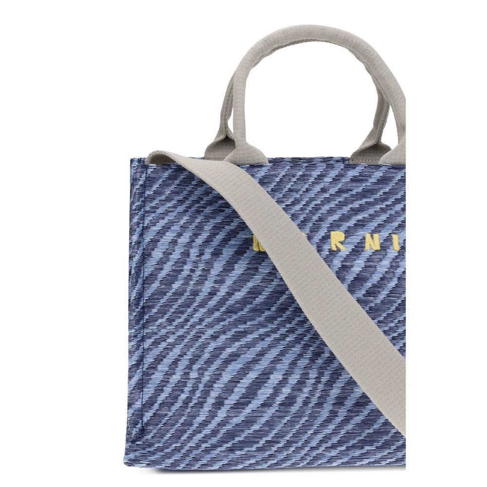 Marni 83% Nylon shoulder bag in blue — view 4