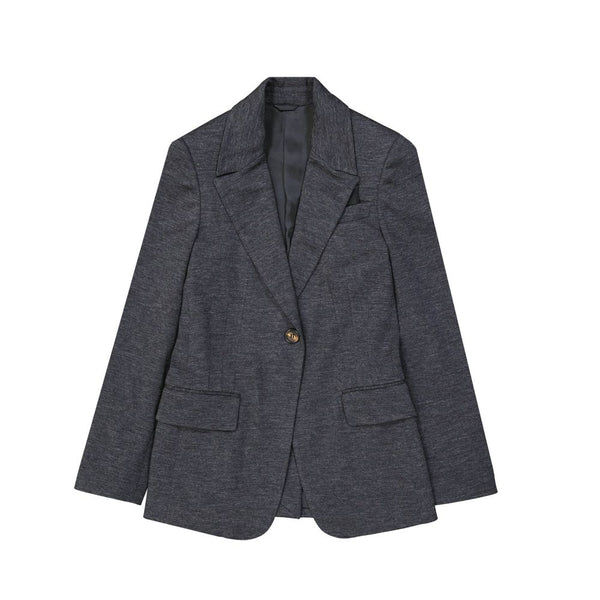 Brunello Cucinelli 94% Wool blazer in gray