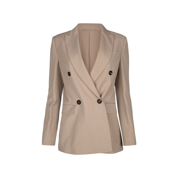 Brunello Cucinelli 46% Virgin wool blazer in beige