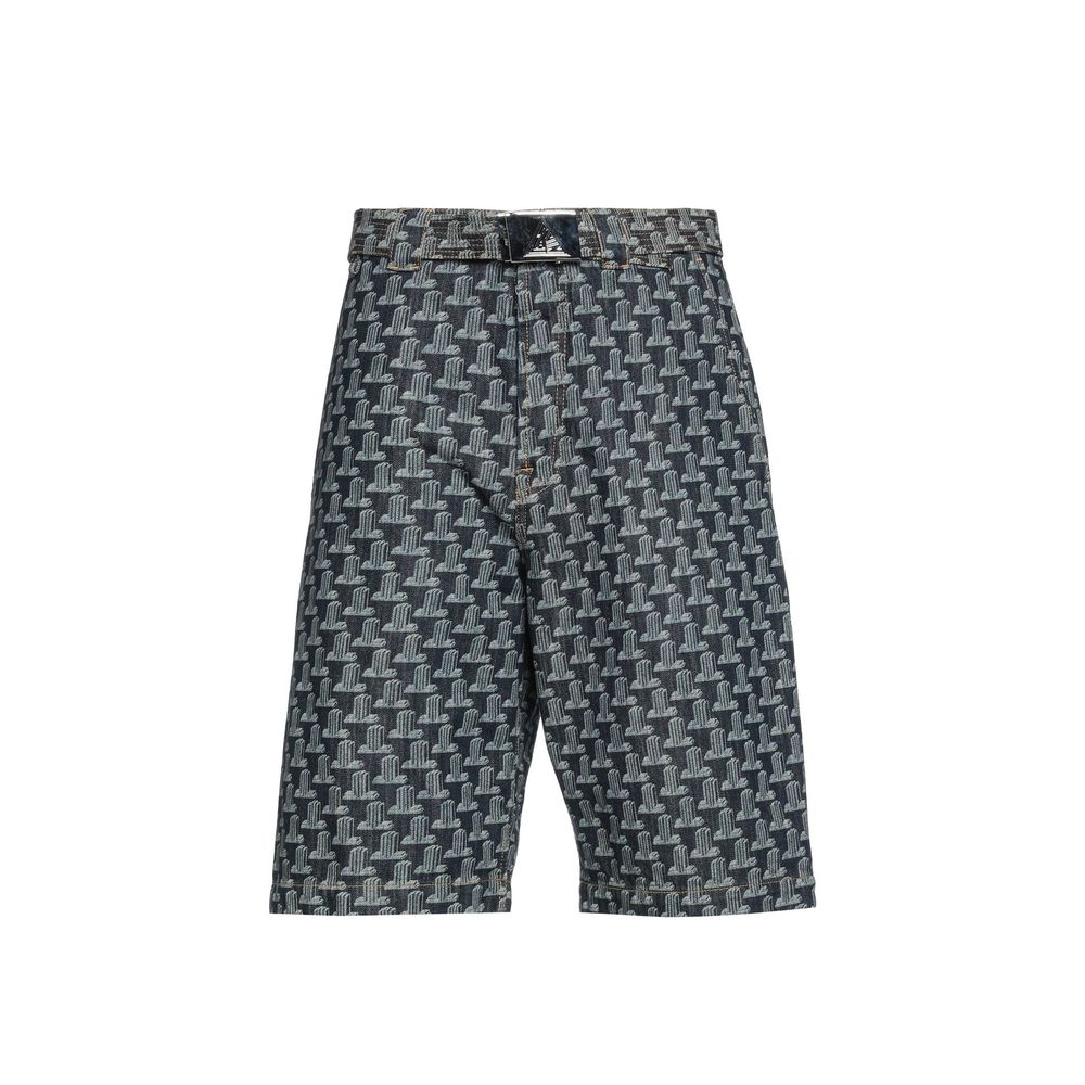 Lanvin 100% Cotton shorts in navy