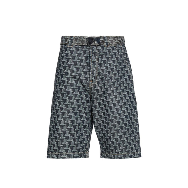 Lanvin 100% Cotton shorts in navy