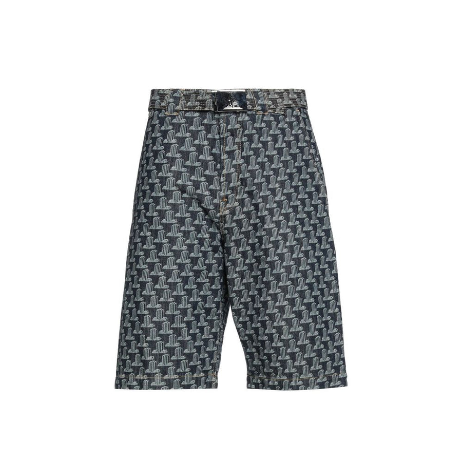 Lanvin 100% Cotton shorts in navy