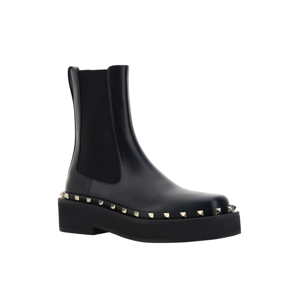 Valentino Garavani chelsea boot in black — view 2