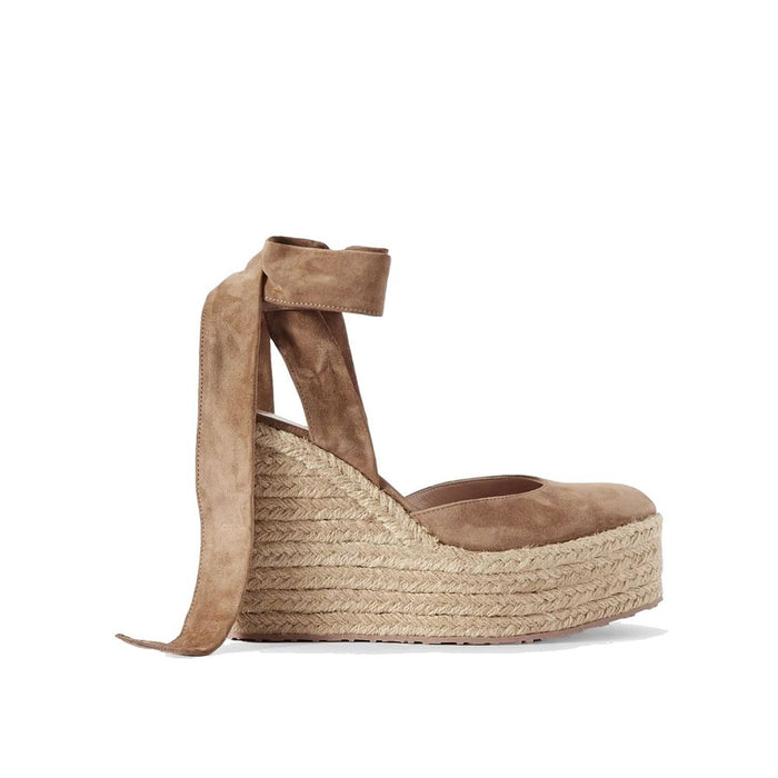 Gianvito Rossi espadrille sandal in beige