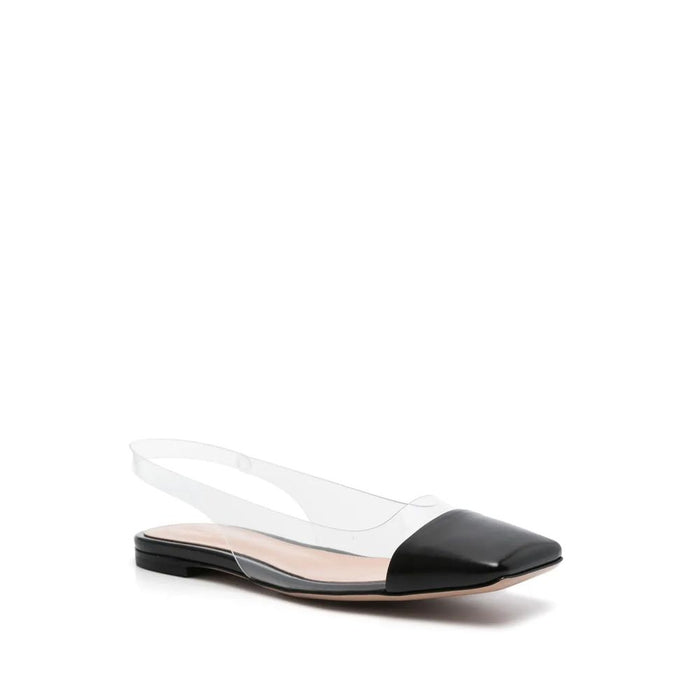 Gianvito Rossi 50% Plexiglass slide in black — view 2
