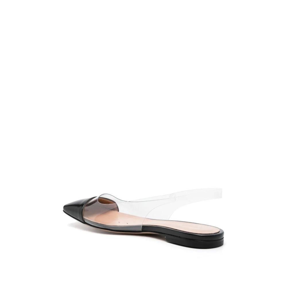 Gianvito Rossi 50% Plexiglass slide in black — view 3