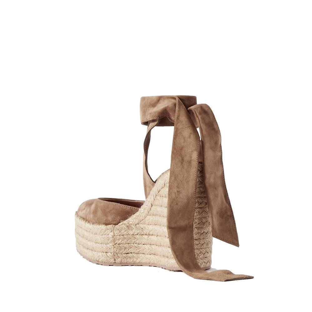 Gianvito Rossi espadrille sandal in beige — view 2