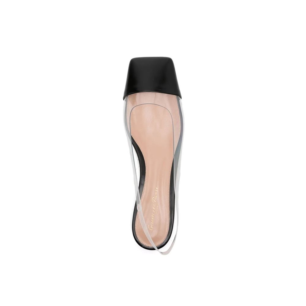 Gianvito Rossi 50% Plexiglass slide in black — view 4