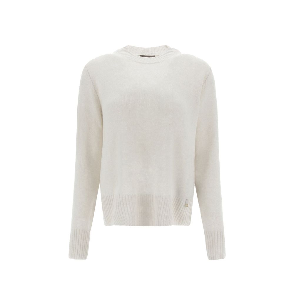 Herno 100% Cashmere sweater in white
