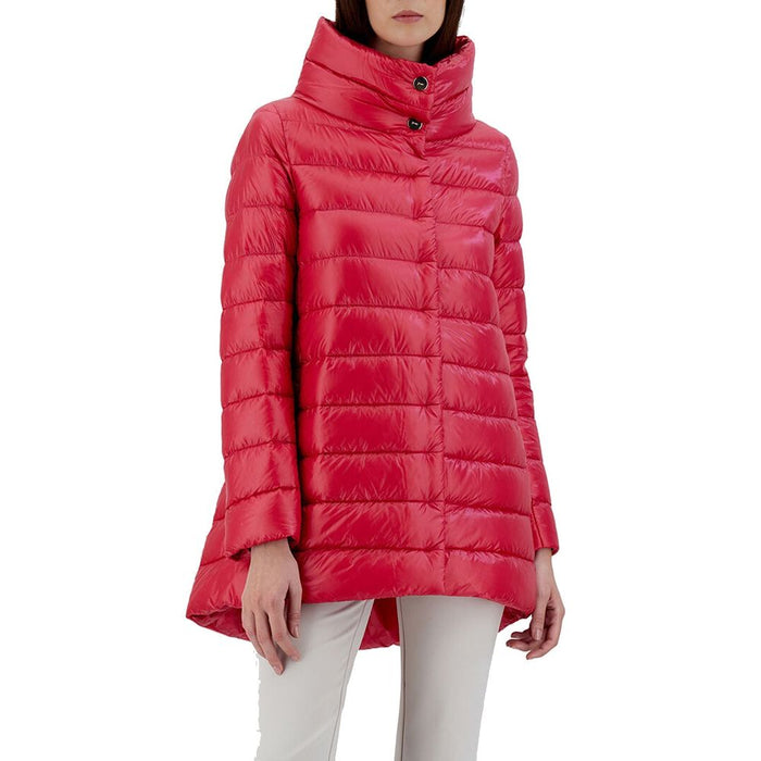 Herno 100% Polyamide with 90/10 goose down and feathers down jacket in pink — view 2
