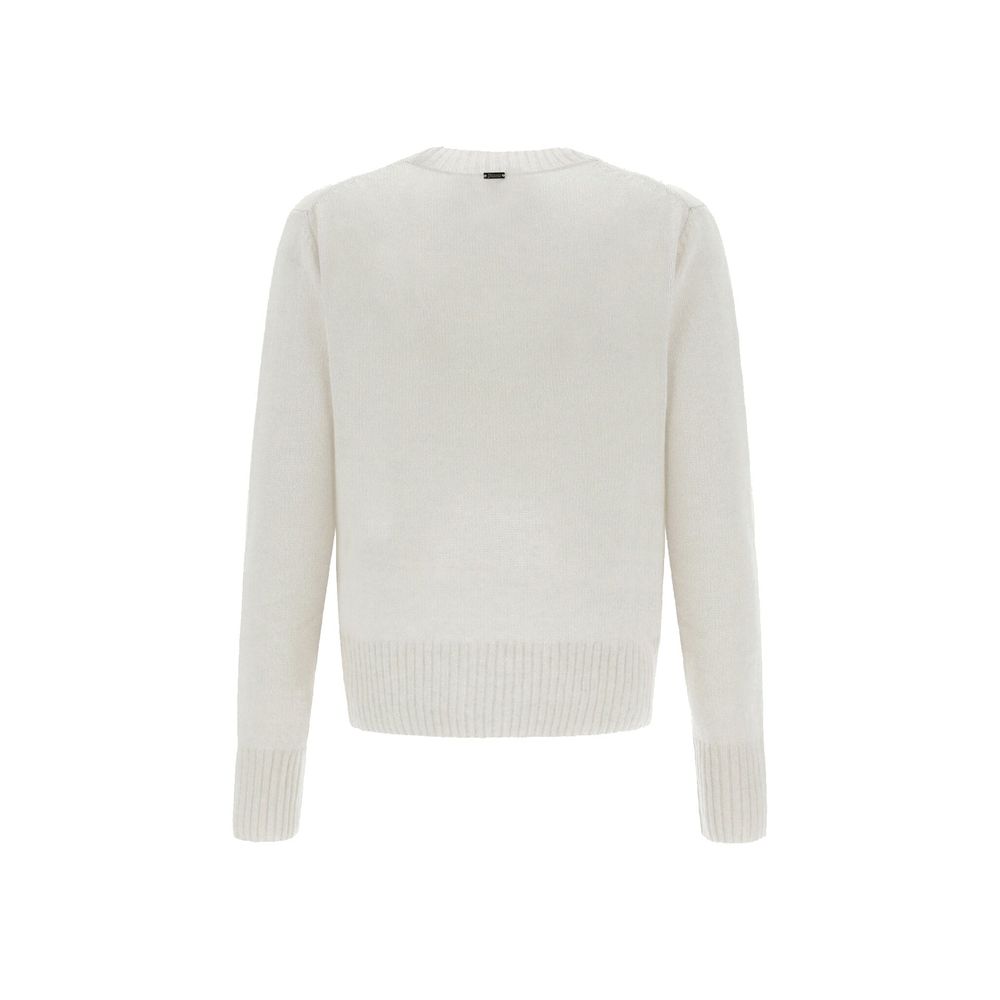 Herno 100% Cashmere sweater in white — view 3