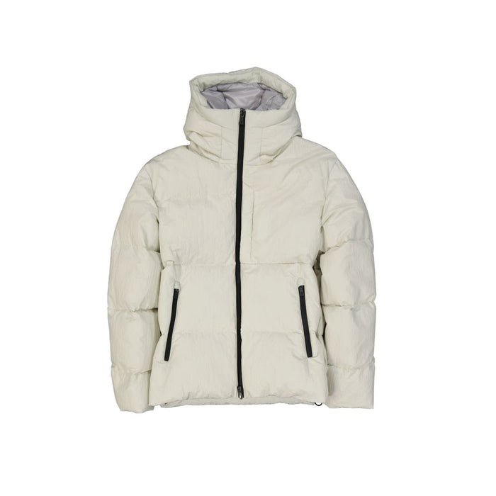 Herno 100% Polyamide shell; 80% down down jacket in white