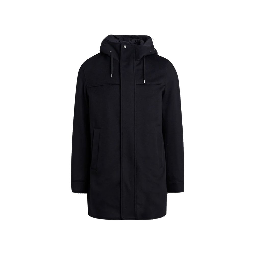 Herno 10% Cashmere 90% Wool coat in black