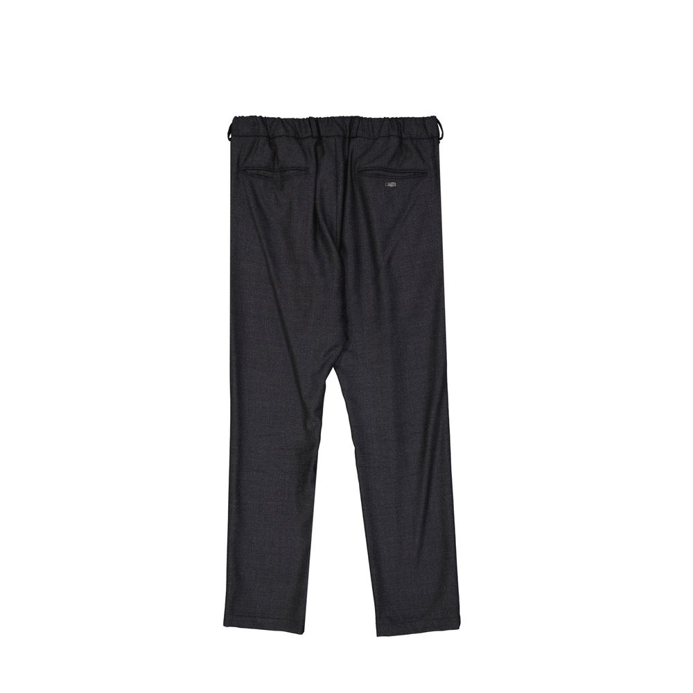 Herno 100% Wool trousers in gray — view 2