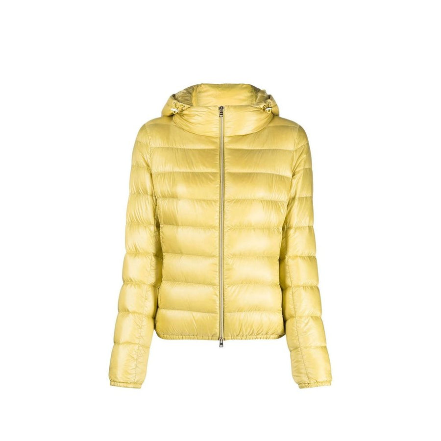 Herno 100% Polyamide; padding: 90/10 goose down and feathers down jacket in yellow