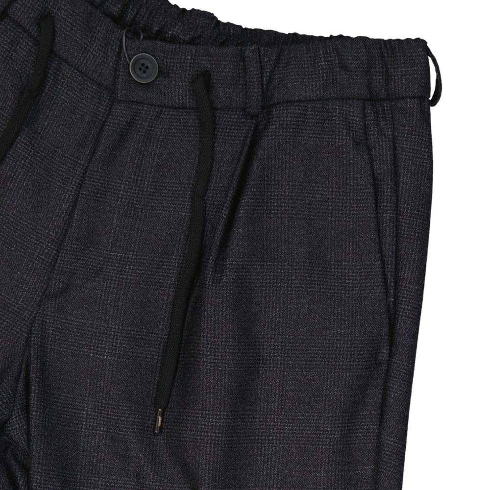 Herno 100% Wool trousers in gray — view 4