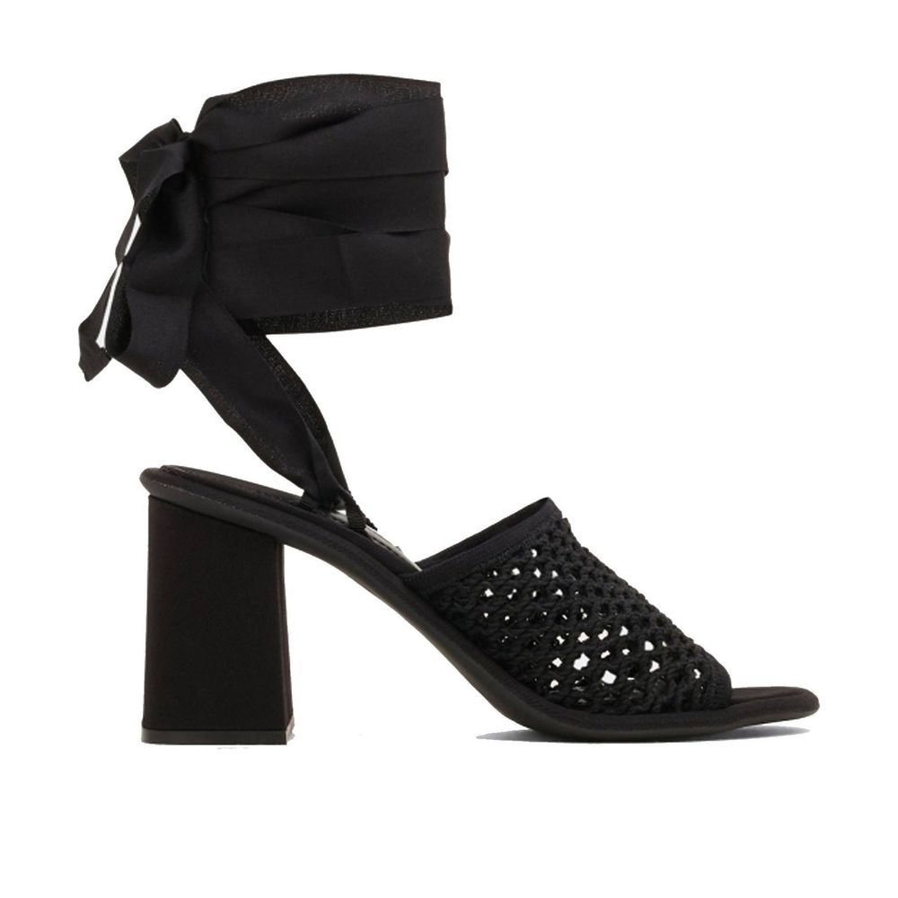 Miu Miu Fabric sandal in black