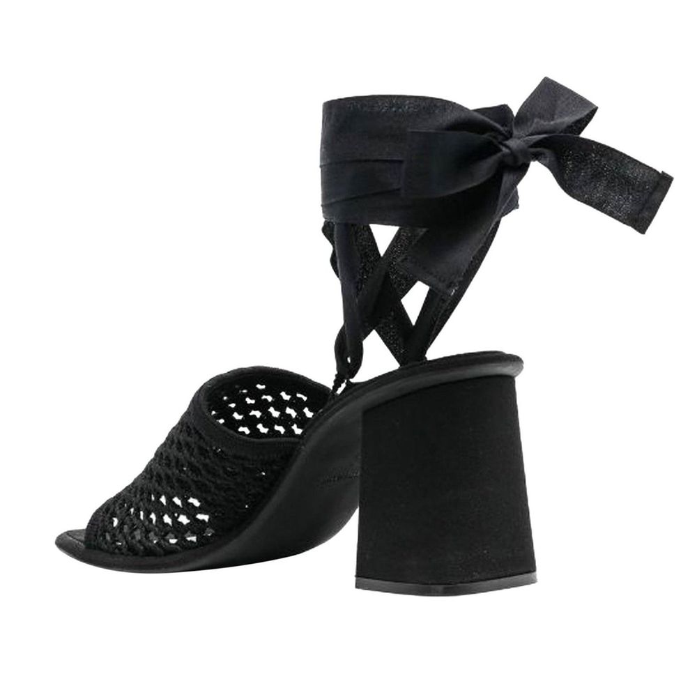 Miu Miu Fabric sandal in black — view 3