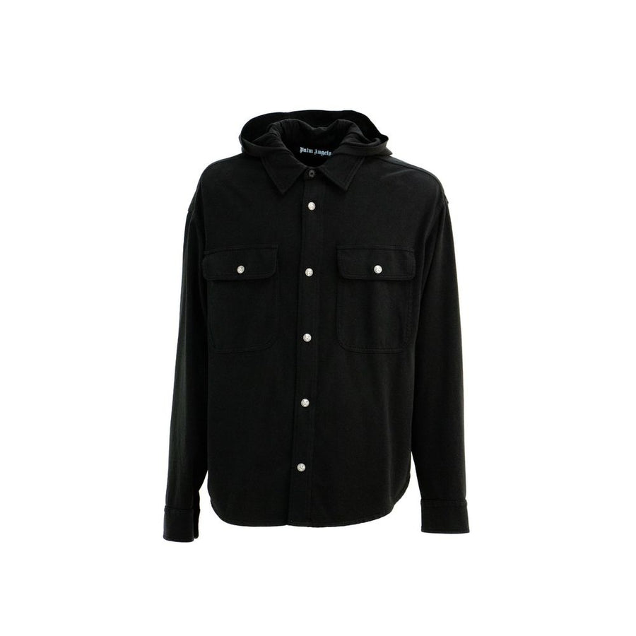 Palm Angels 100% Cotton shirt in black