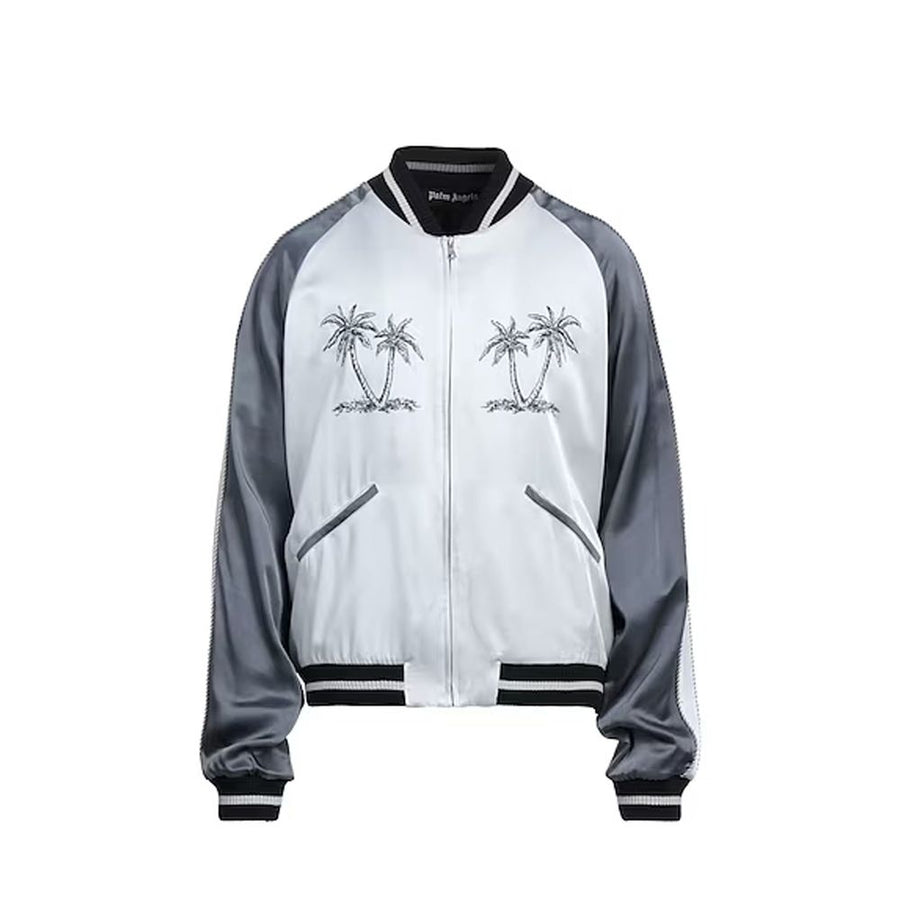 Palm Angels 75% Acetate jacket in gray