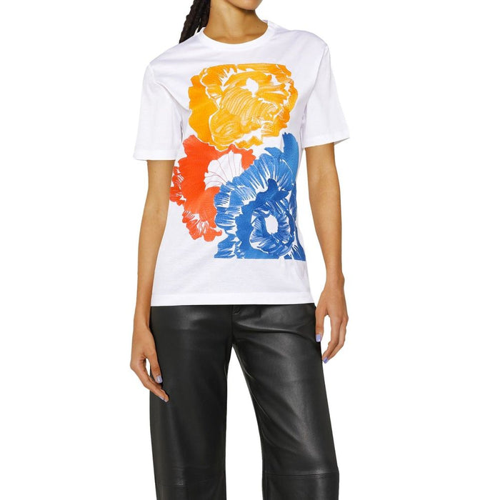 Ferragamo 100% cotton t-shirt in white — view 2