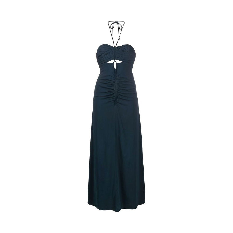 Self-Portrait 96% viscose dress in navy
