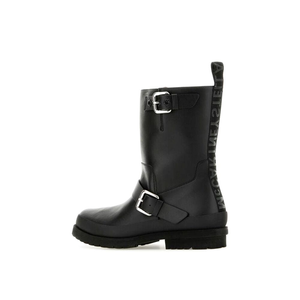 Stella McCartney 30% Polyester boot in black — view 3